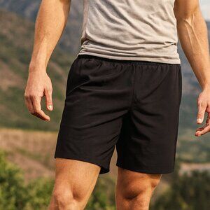 FLX Shorts Men Black XL Running‎ Jogging Track Gym Basketball Baggy Loose Sporty